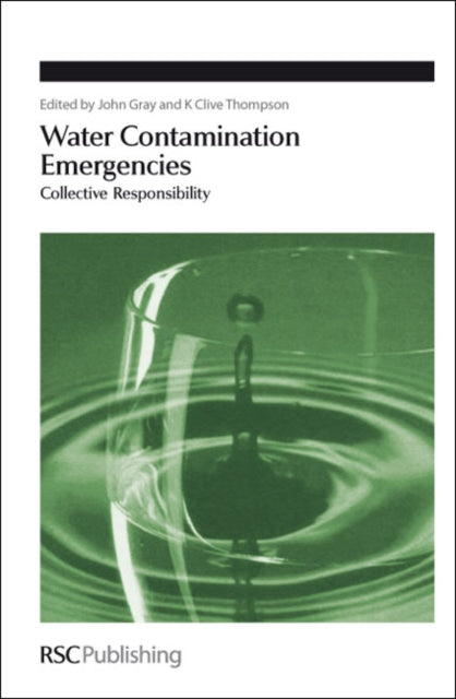 Book cover of: Water Contamination Emergencies. By: International Conference on Water Contamination Emergencies (3rd 2008 London, England)