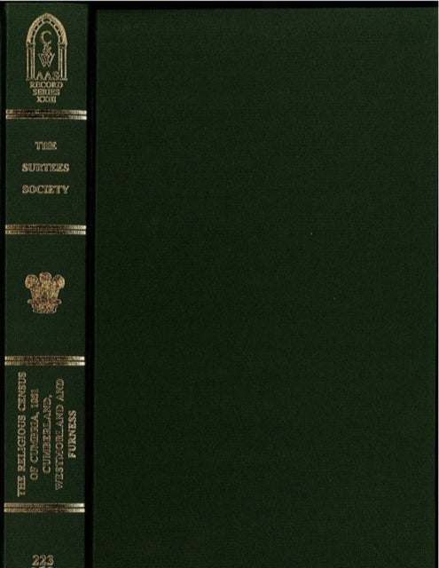 Book cover of: Religious Census of Cumbria, 1851. By: Alan Munden
