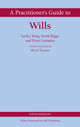 Book cover of: Practitioner's Guide to Wills. By: Lesley King