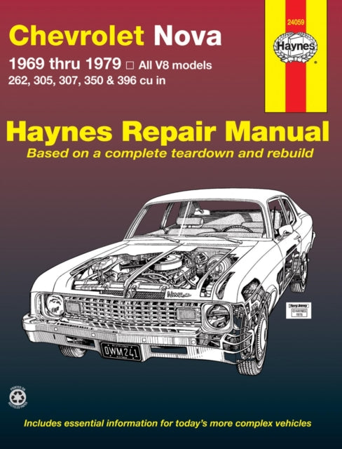 Book cover of: Chevrolet Nova (69 - 79). By: The Nichols/Chilton Editors