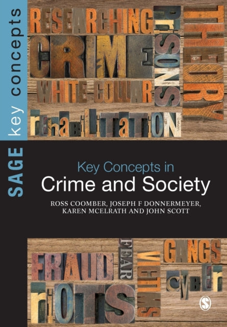 Book cover of: Key Concepts in Crime and Society. By: Ross Coomber