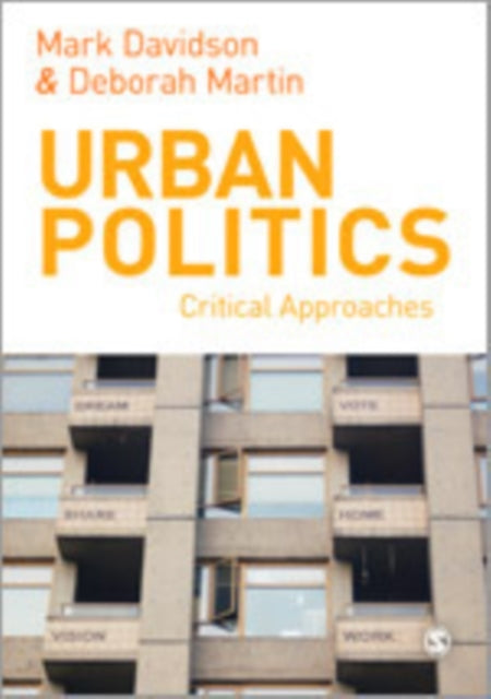 Book cover of: Urban Politics. By: Mark Davidson