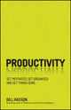 Book cover of: Productivity. By: Gill Hasson