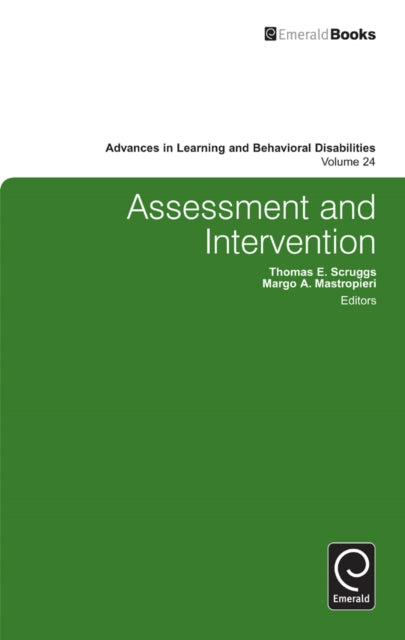 Book cover of: Assessment and Intervention. By: Thomas E. Scruggs