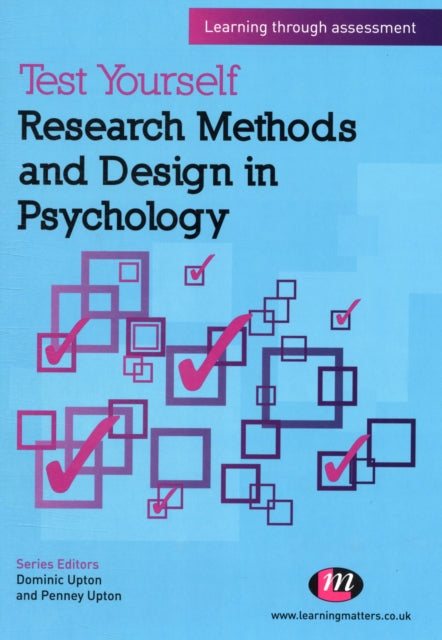 Book cover of: Test Yourself: Research Methods and Design in Psychology