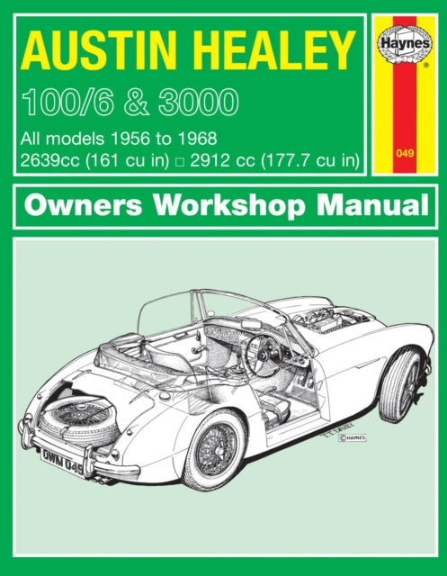 Book cover of: Austin Healey 100/6 & 3000 (56 - 68) Haynes Repair Manual. By: Haynes