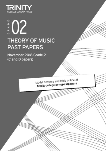 Book cover of: Trinity College London Theory of Music Past Papers (Nov 2018) Grade 2. By: Trinity College London