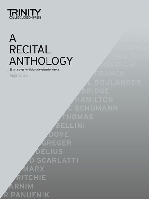 Book cover of: Recital Anthology (High Voice). By: Louise Horrocks(Editor)