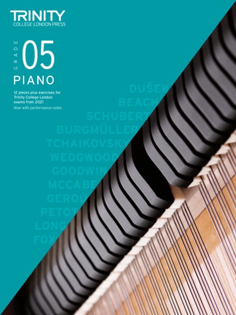 Book cover of: Trinity College London Piano Exam Pieces Plus Exercises From 2021: Grade 5. By: Trinity College London Press