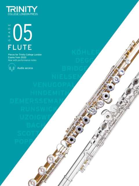 Book cover of: Trinity College London Flute Exam Pieces from 2023: Grade 5