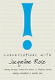 Book cover of: Conversations with Jacqueline Rose. By: Supriya Chaudhuri