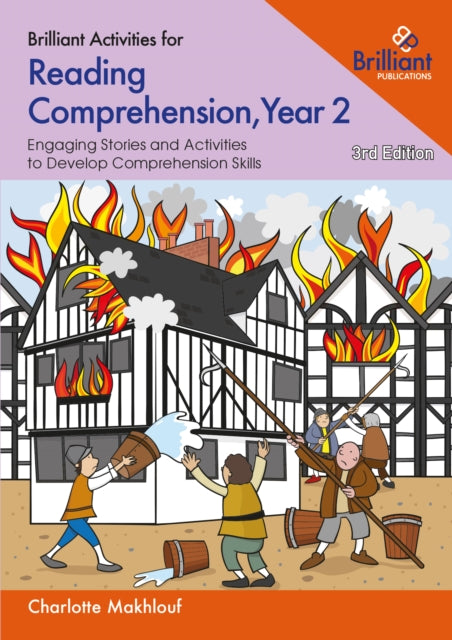 Book cover of: Brilliant Activities for Reading Comprehension, Year 2. By: Charlotte Makhlouf
