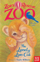 Book cover of: Zoe's Rescue Zoo: The Lonely Lion Cub. By: COBB, AMELIA