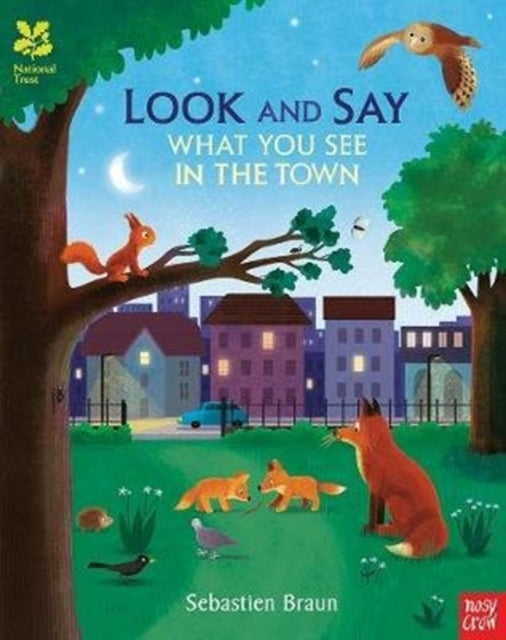 Book cover of: National Trust: Look and Say What You See in the Town. By: Sebastien Braun