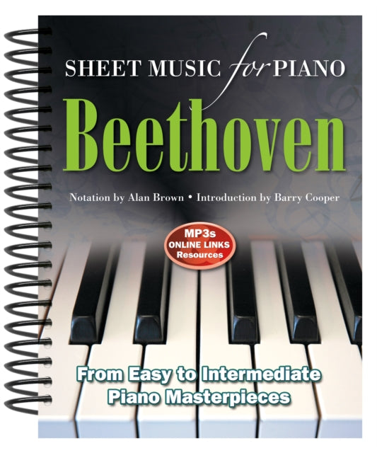 Book cover of: Beethoven: Sheet Music for Piano. By: Alan Brown