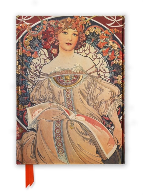 Book cover of: Mucha: Reverie (Foiled Journal). By: Flame Tree Studio Staff