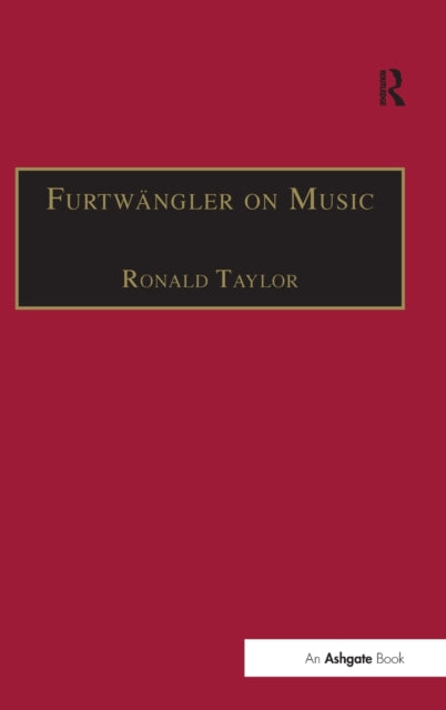 Book cover of: Furtwangler on Music. By: Ronald Taylor