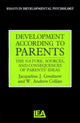 Book cover of: Development According to Parents. By: W. Andr Collins