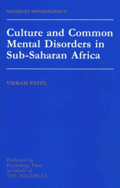Book cover of: Culture And Common Mental Disorders In Sub-Saharan Africa