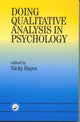 Book cover of: Doing Qualitative Analysis In Psychology