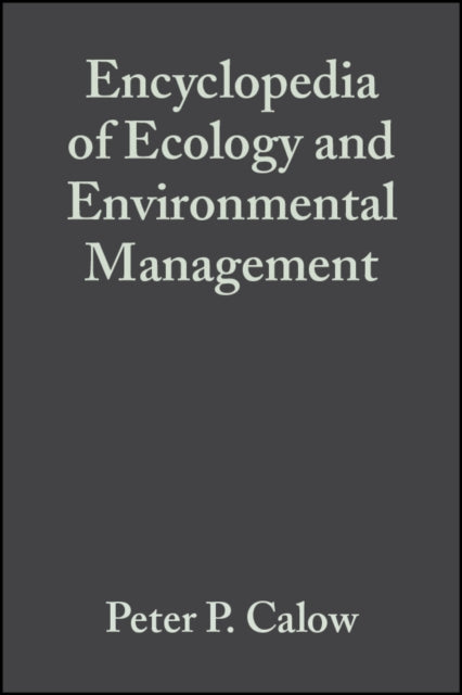 Book cover of: Encyclopedia of Ecology and Environmental Management