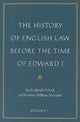 Book cover of: History of English Law Before the Time of Edward I. By: Sir Frederick Pollock