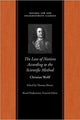 Book cover of: Law of Nations Treated According to the Scientific Method. By: Christian Wolff