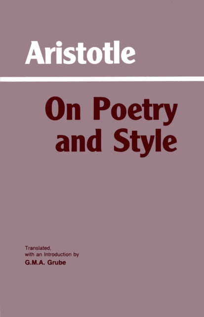 Book cover of: On Poetry & Style