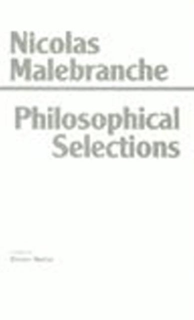 Book cover of: Malebranche: Philosophical Selections