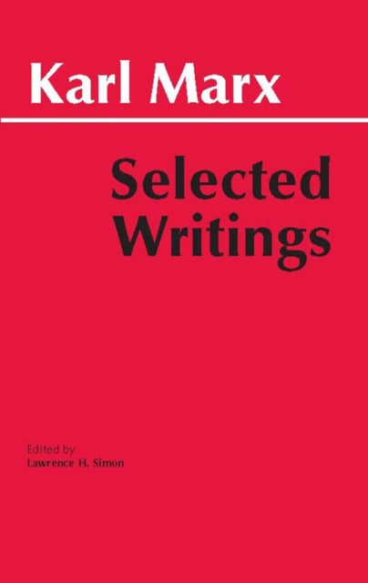 Book cover of: Marx: Selected Writings