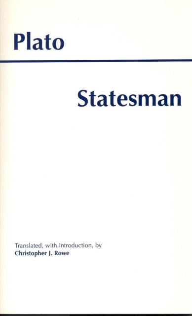 Book cover of: Statesman. By: Πλάτων