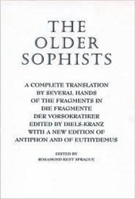 Book cover of: Older Sophists