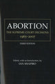 Book cover of: Abortion. By: Ian Shapiro