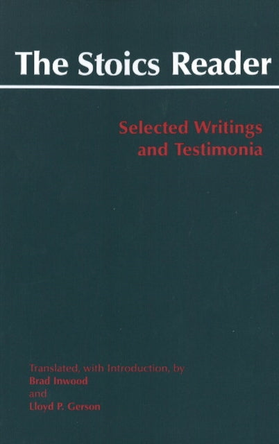 Book cover of: Stoics Reader