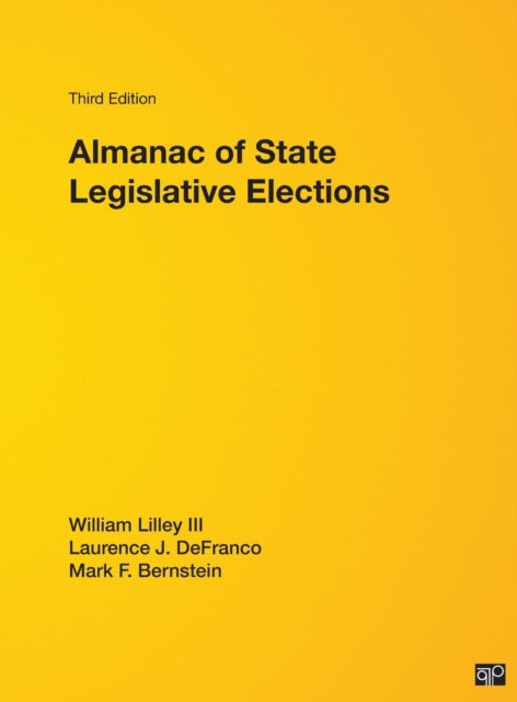 Book cover of: Almanac of State Legislative Elections. By: William, III Lilley