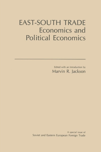 Book cover of: East-South Trade. By: Marvin R. Jackson