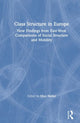 Book cover of: Class Structure in Europe. By: Max Haller