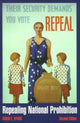 Book cover of: Repealing National Prohibition. By: David E. Kyvig