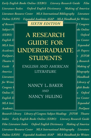 A Research Guide for Undergraduate Students