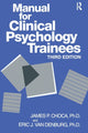 Book cover of: Manual For Clinical Psychology Trainees