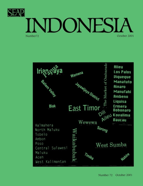 Book cover of: Indonesia Journal. By: Benedict Anderson