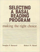 Book cover of: Selecting a Basal Reading Program