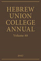 Book cover of: Hebrew Union College Annual. By: Sonja Rethy