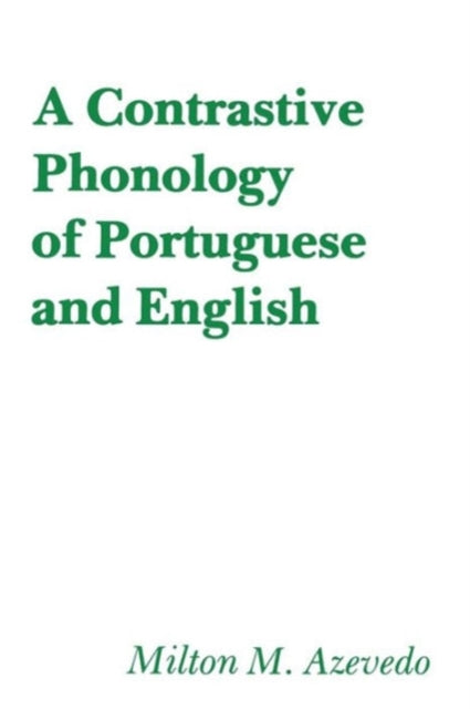 Book cover of: Contrastive Phonology of Portuguese and English