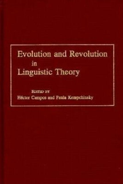 Book cover of: Evolution and Revolution in Linguistic Theory