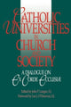 Book cover of: Catholic Universities in Church and Society. By: John P. Langan