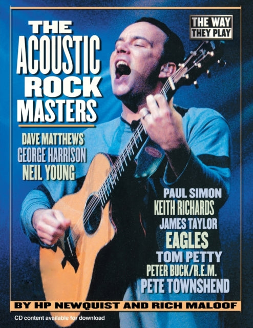Book cover of: Acoustic Rock Masters. By: HP Newquist