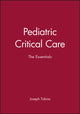 Book cover of: Pediatric Critical Care. By: Joseph D. Tobias
