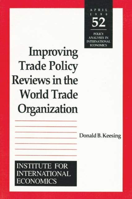 Book cover of: Improving Trade Policy Reviews in the World Trade Organization