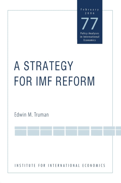 Book cover of: Strategy for IMF Reform